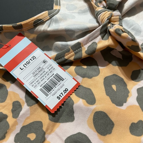 NWT Cat & Jack Animal Print Cover Up Dress Box#9157 - Picture 6 of 7